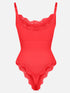 Well-in Vogue Seamless lace Cami Waist Abdomen Shaping Thong Bodysuit